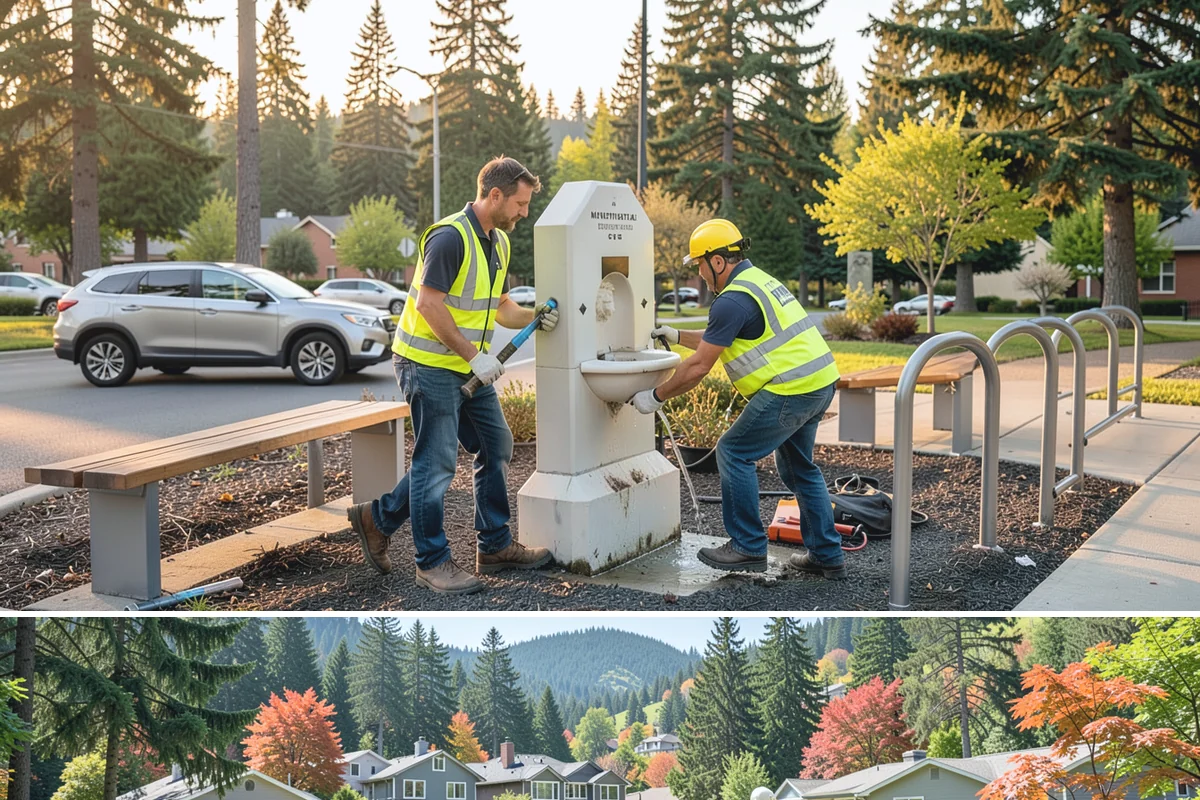 Storm Drain Cleaning in Fircrest, Pierce County, WA - Storm drain cleaning is best performed in late summer through early fall so conveyances run clear when Puget Sound's...