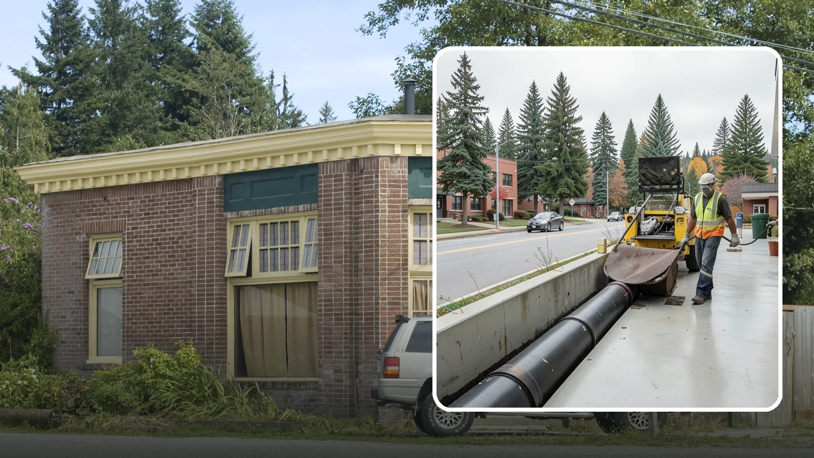 Storm Drain Cleaning in Hamilton, Skagit County, WA - Storm drain line cleaning that clears pipes and conveyances to maintain full stormwater flow capacity.