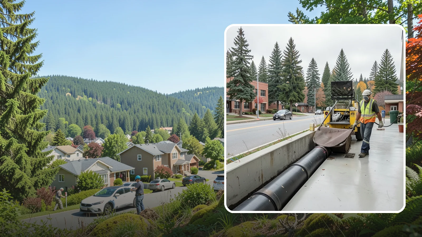 Storm Drain Cleaning in Index, Snohomish County, WA - Storm drain line cleaning that clears pipes and conveyances to maintain full stormwater flow capacity.