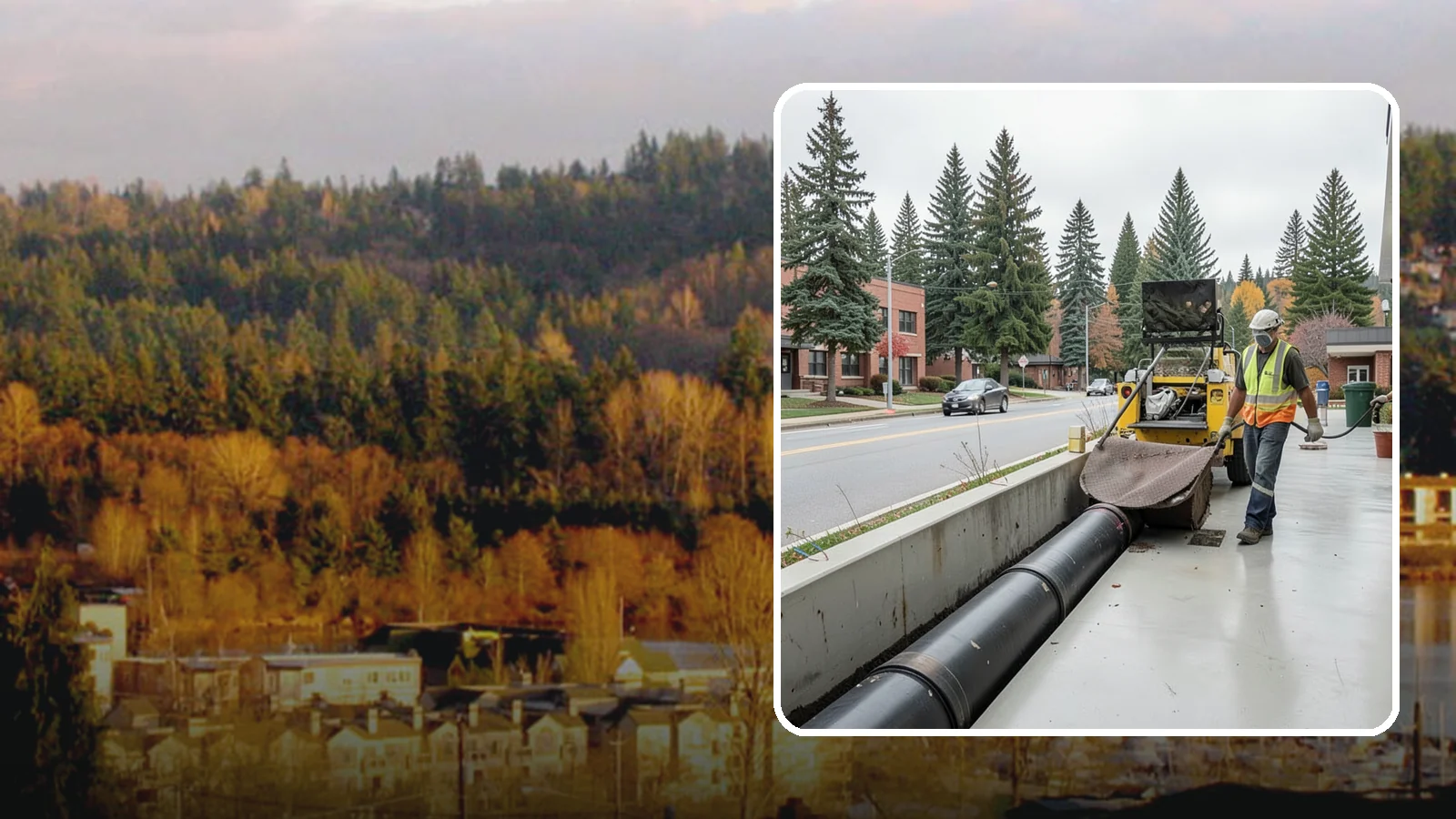 Storm Drain Cleaning in Kenmore, King County, WA - Storm drain line cleaning that clears pipes and conveyances to maintain full stormwater flow capacity.