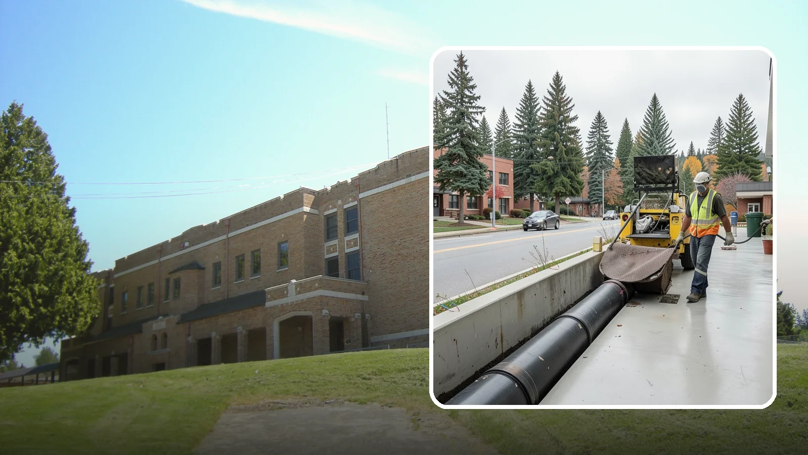 Storm Drain Cleaning in Maple Valley, King County, WA - Storm drain line cleaning that clears pipes and conveyances to maintain full stormwater flow capacity.