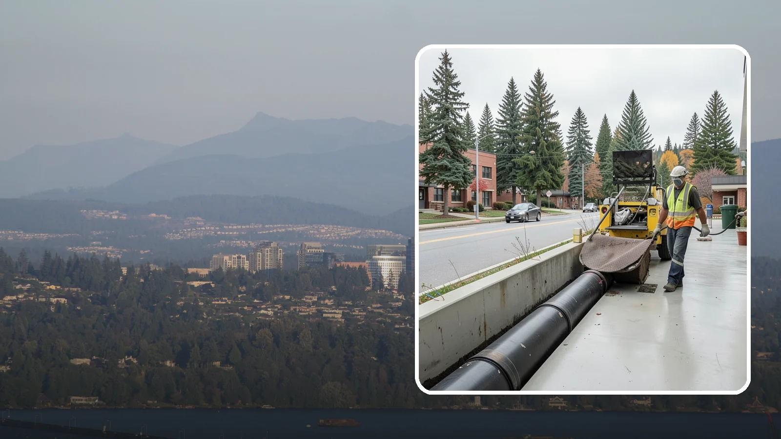 Storm Drain Cleaning in Medina, King County, WA - Storm drain line cleaning that clears pipes and conveyances to maintain full stormwater flow capacity.