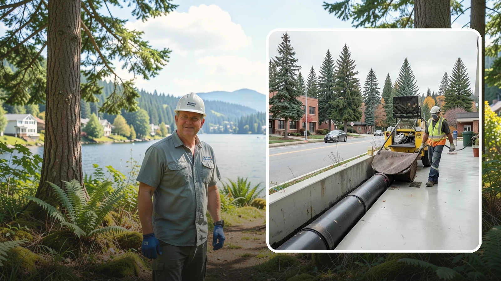 Storm Drain Cleaning in Milton, King County, WA - Storm drain line cleaning that clears pipes and conveyances to maintain full stormwater flow capacity.