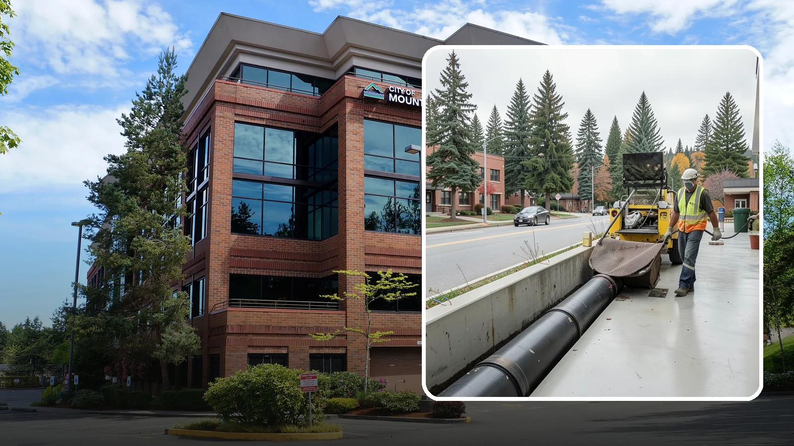 Storm Drain Cleaning in Mountlake Terrace, Snohomish County, WA - Storm drain line cleaning that clears pipes and conveyances to maintain full stormwater flow capacity.