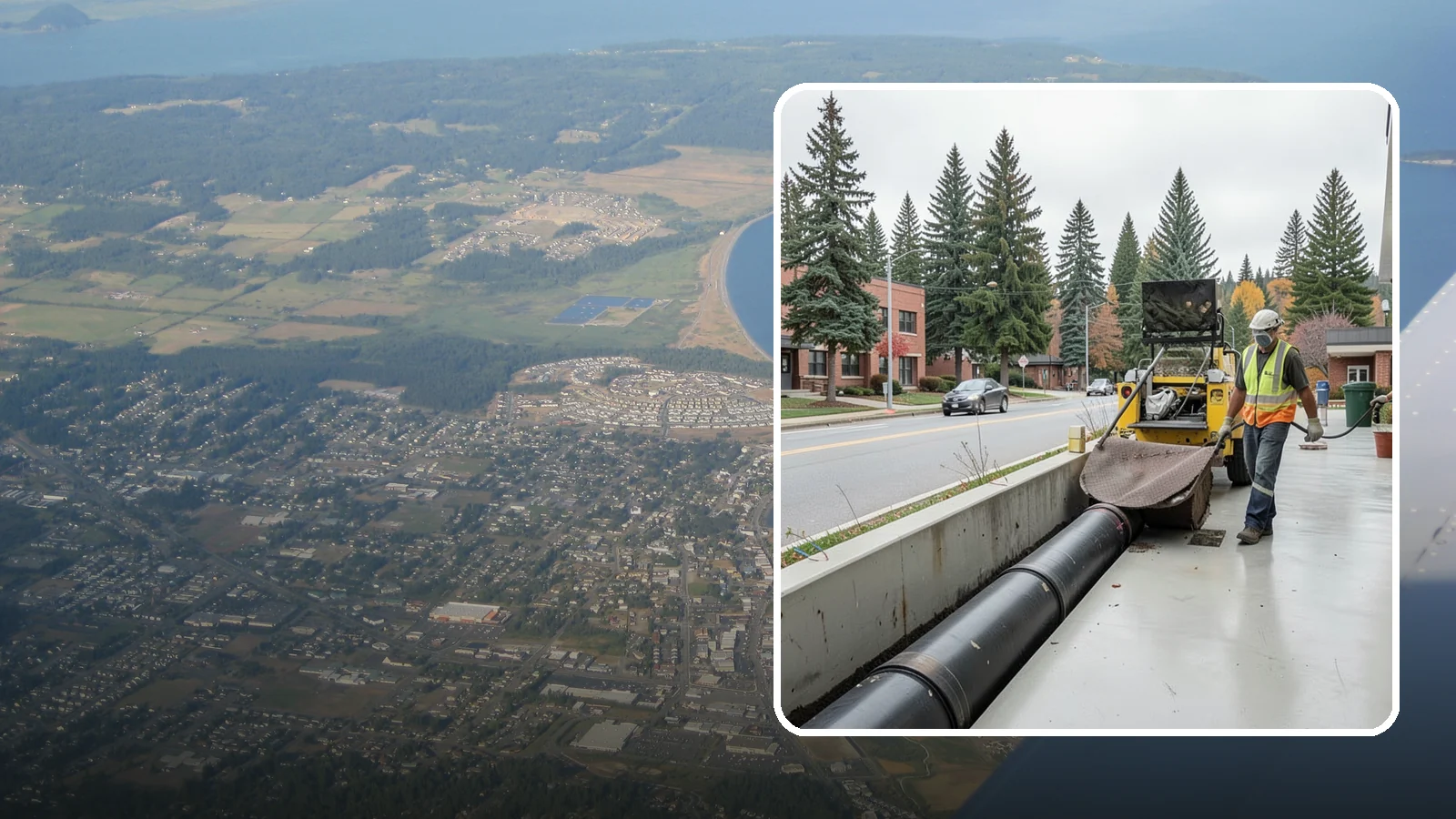 Storm Drain Cleaning in Oak Harbor, Island County, WA - Storm drain line cleaning that clears pipes and conveyances to maintain full stormwater flow capacity.