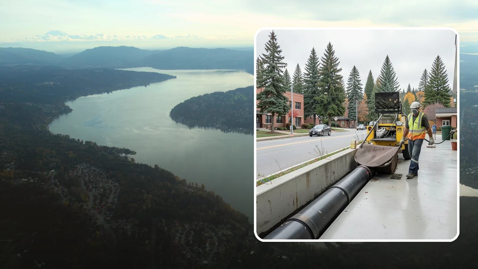 Storm Drain Cleaning in Sammamish, King County, WA - Storm drain line cleaning that clears pipes and conveyances to maintain full stormwater flow capacity.