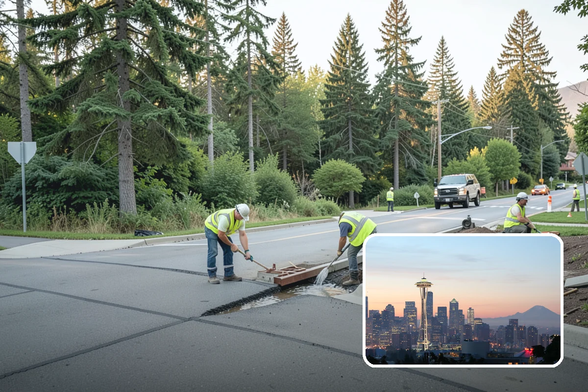 Storm Drain Cleaning in Seattle, King County, WA - Restores full pipe flow capacity to prevent street flooding
