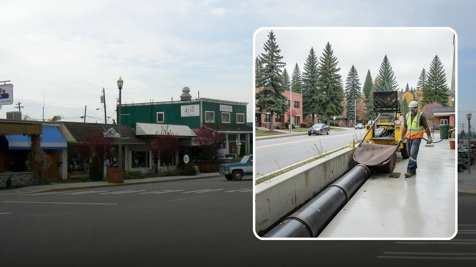 Storm Drain Cleaning in Stanwood, Snohomish County, WA - Storm drain line cleaning that clears pipes and conveyances to maintain full stormwater flow capacity.