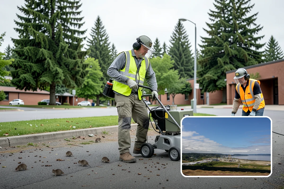 Storm Drain Cleaning in University Place, Pierce County, WA - Restores full pipe flow capacity to prevent street flooding