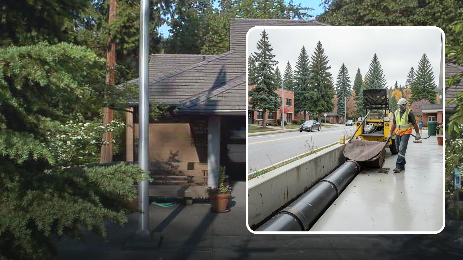 Storm Drain Cleaning in Yarrow Point, King County, WA - Storm drain line cleaning that clears pipes and conveyances to maintain full stormwater flow capacity.