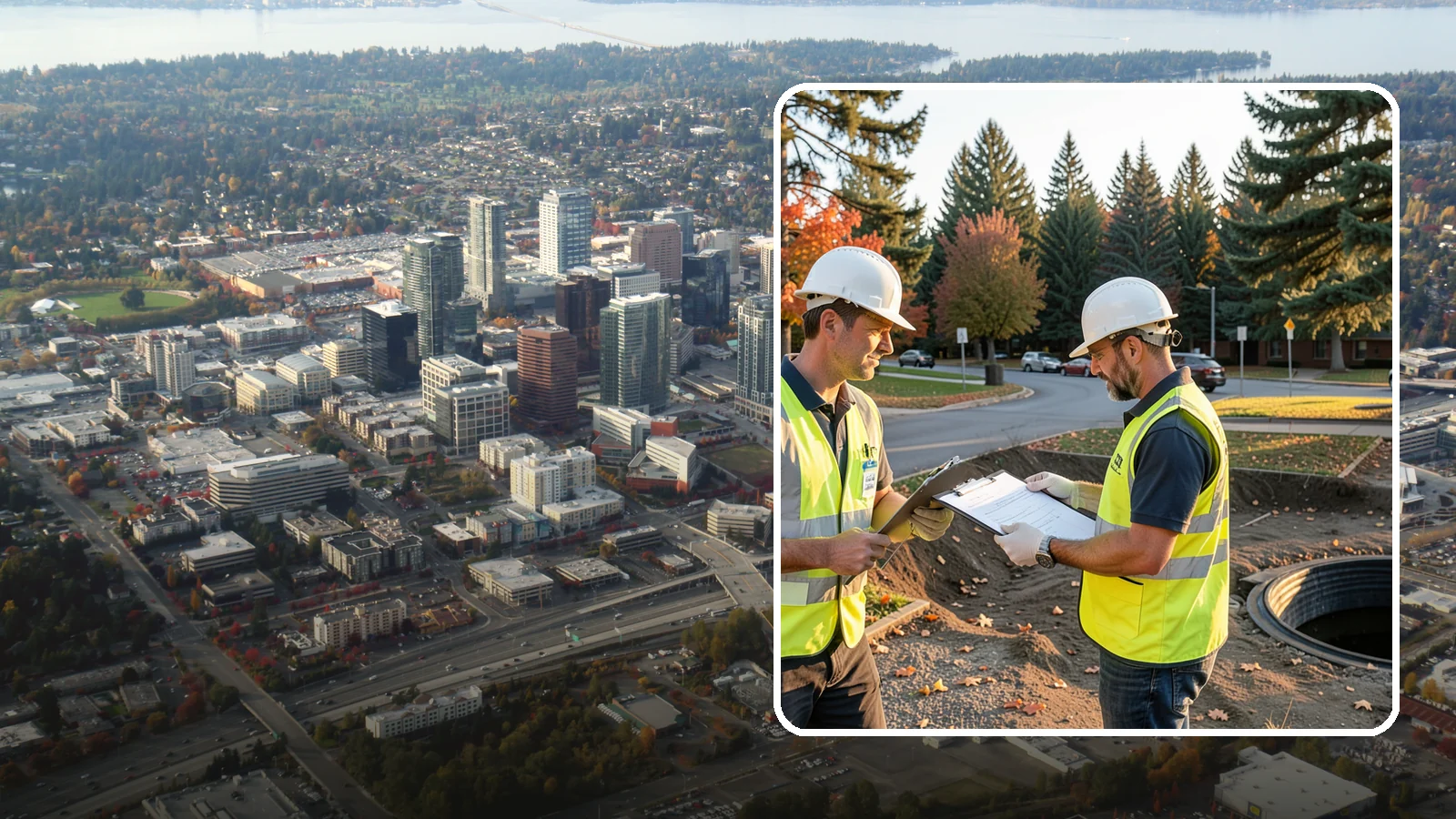 Storm Drain Inspections in Bellevue, King County, WA - CCTV storm drain inspections that assess pipe condition and prioritize maintenance and capital investment.
