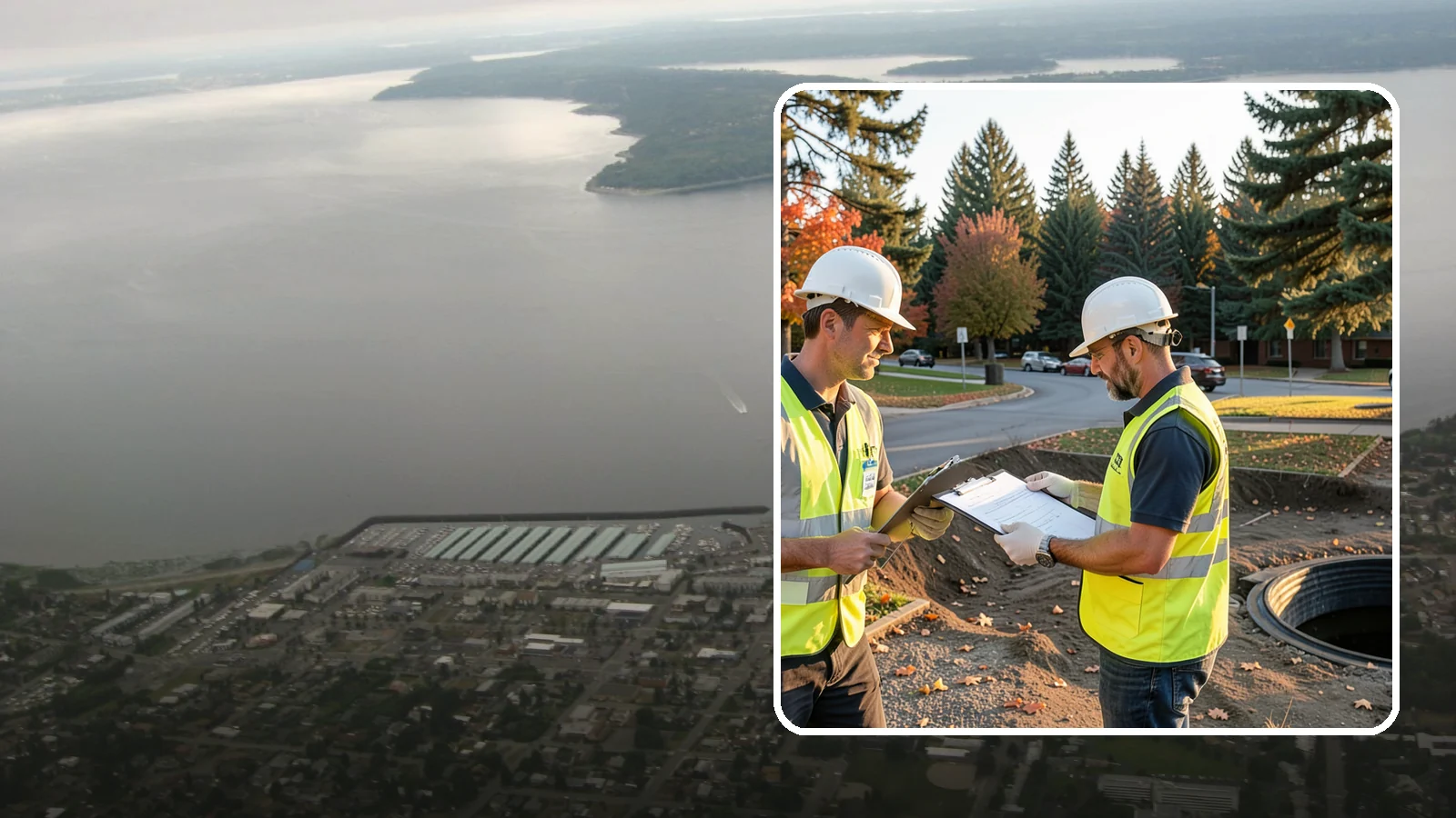 Storm Drain Inspections in Des Moines, King County, WA - CCTV storm drain inspections that assess pipe condition and prioritize maintenance and capital investment.