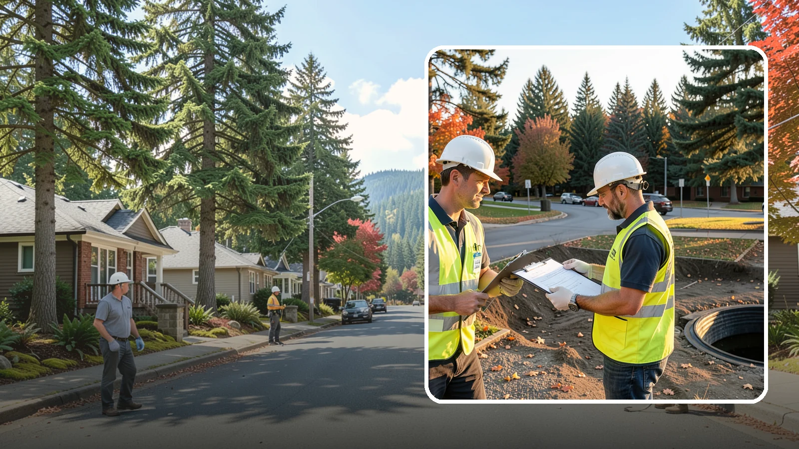 Storm Drain Inspections in Hunts Point, King County, WA - CCTV storm drain inspections that assess pipe condition and prioritize maintenance and capital investment.