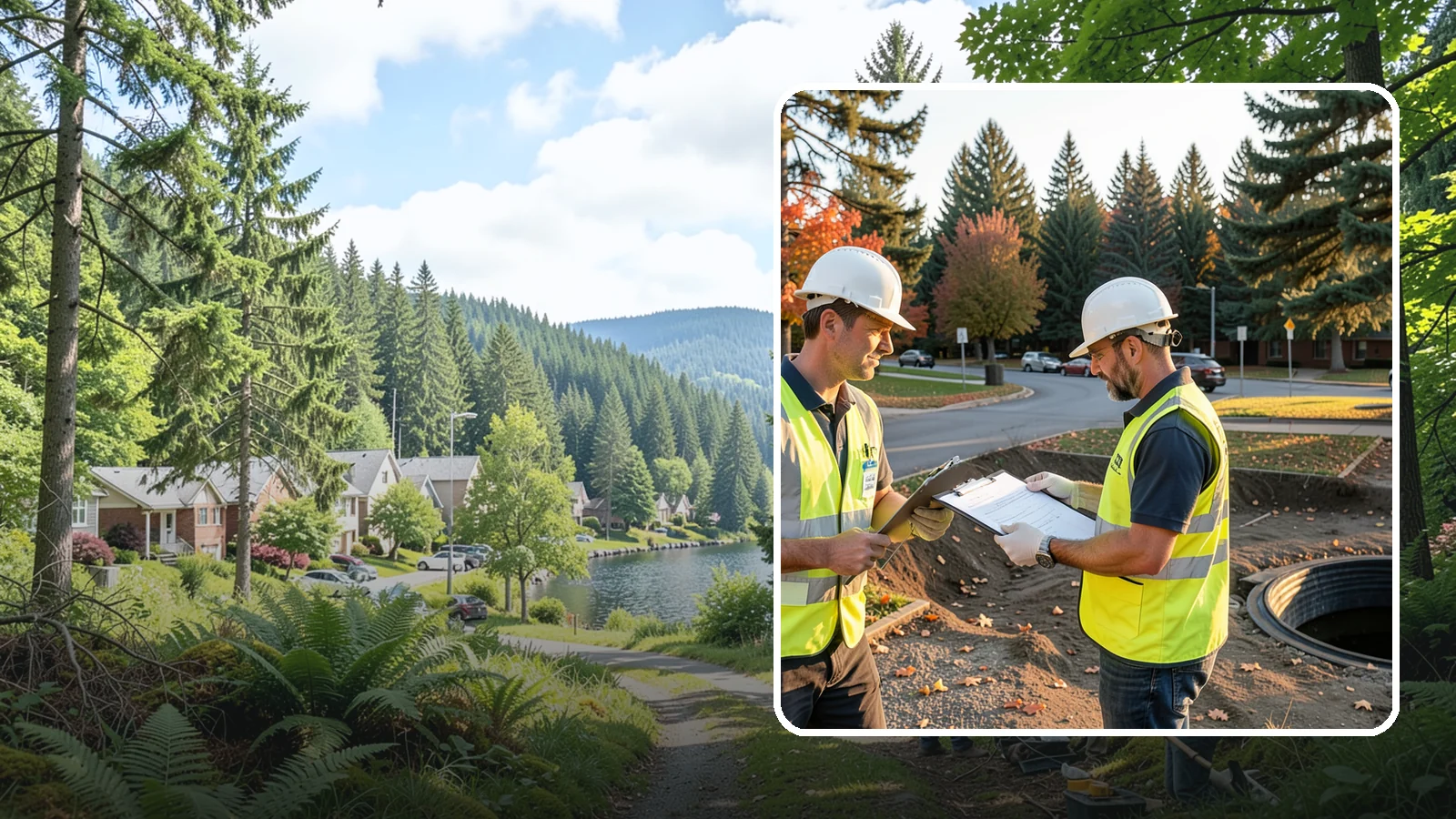 Storm Drain Inspections in Lake Forest Park, King County, WA - CCTV storm drain inspections that assess pipe condition and prioritize maintenance and capital investment.