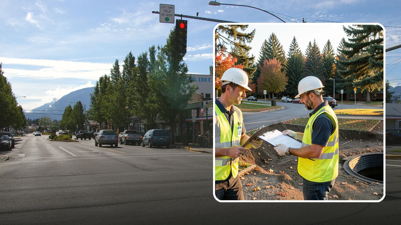 Storm Drain Inspections in North Bend, King County, WA - CCTV storm drain inspections that assess pipe condition and prioritize maintenance and capital investment.