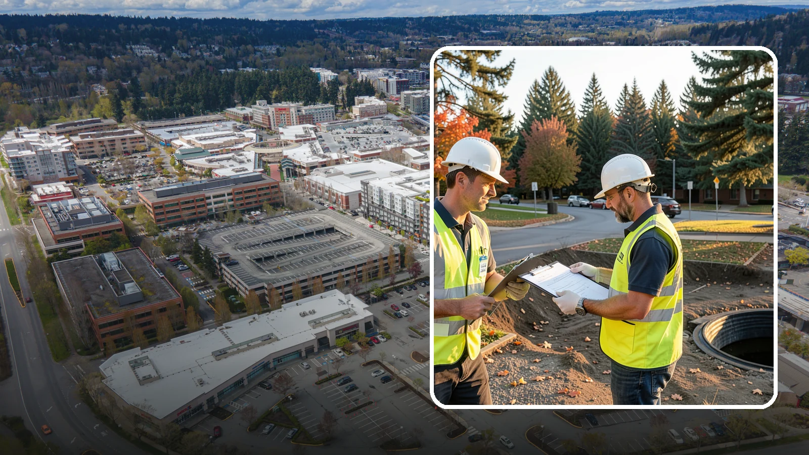 Storm Drain Inspections in Redmond, King County, WA - CCTV storm drain inspections that assess pipe condition and prioritize maintenance and capital investment.