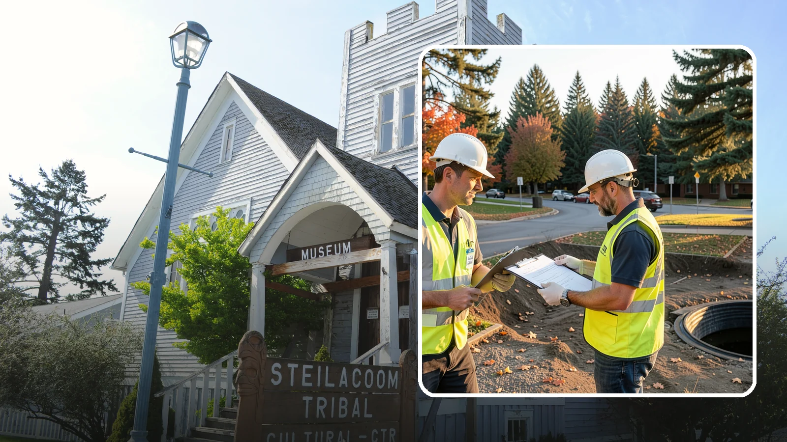 Storm Drain Inspections in Steilacoom, Pierce County, WA - CCTV storm drain inspections that assess pipe condition and prioritize maintenance and capital investment.