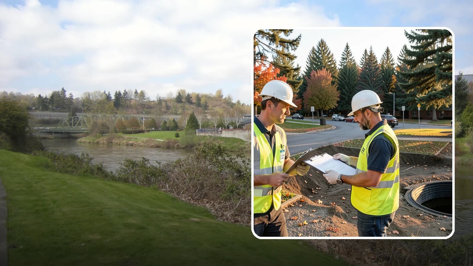 Storm Drain Inspections in Tukwila, King County, WA - CCTV storm drain inspections that assess pipe condition and prioritize maintenance and capital investment.