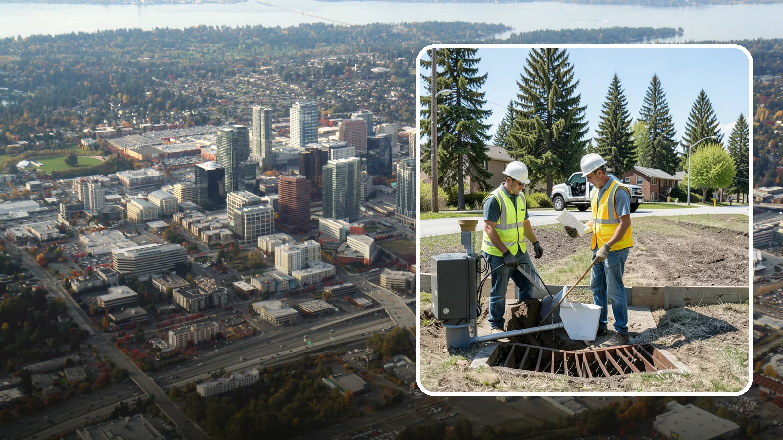 Stormwater Facility Inspection in Bellevue, King County, WA - Program-level inspection of stormwater facilities against maintenance standards and permit thresholds.