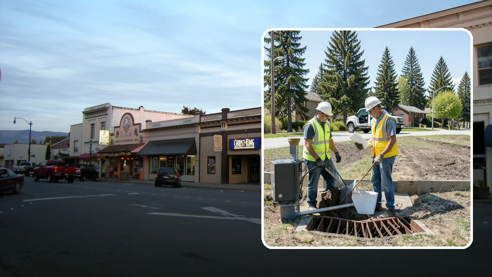 Stormwater Facility Inspection in Burlington, Skagit County, WA - Program-level inspection of stormwater facilities against maintenance standards and permit thresholds.