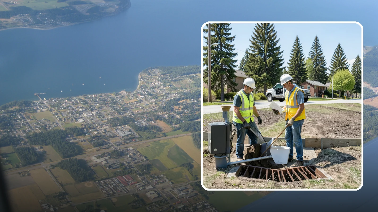Stormwater Facility Inspection in Coupeville, Island County, WA - Program-level inspection of stormwater facilities against maintenance standards and permit thresholds.