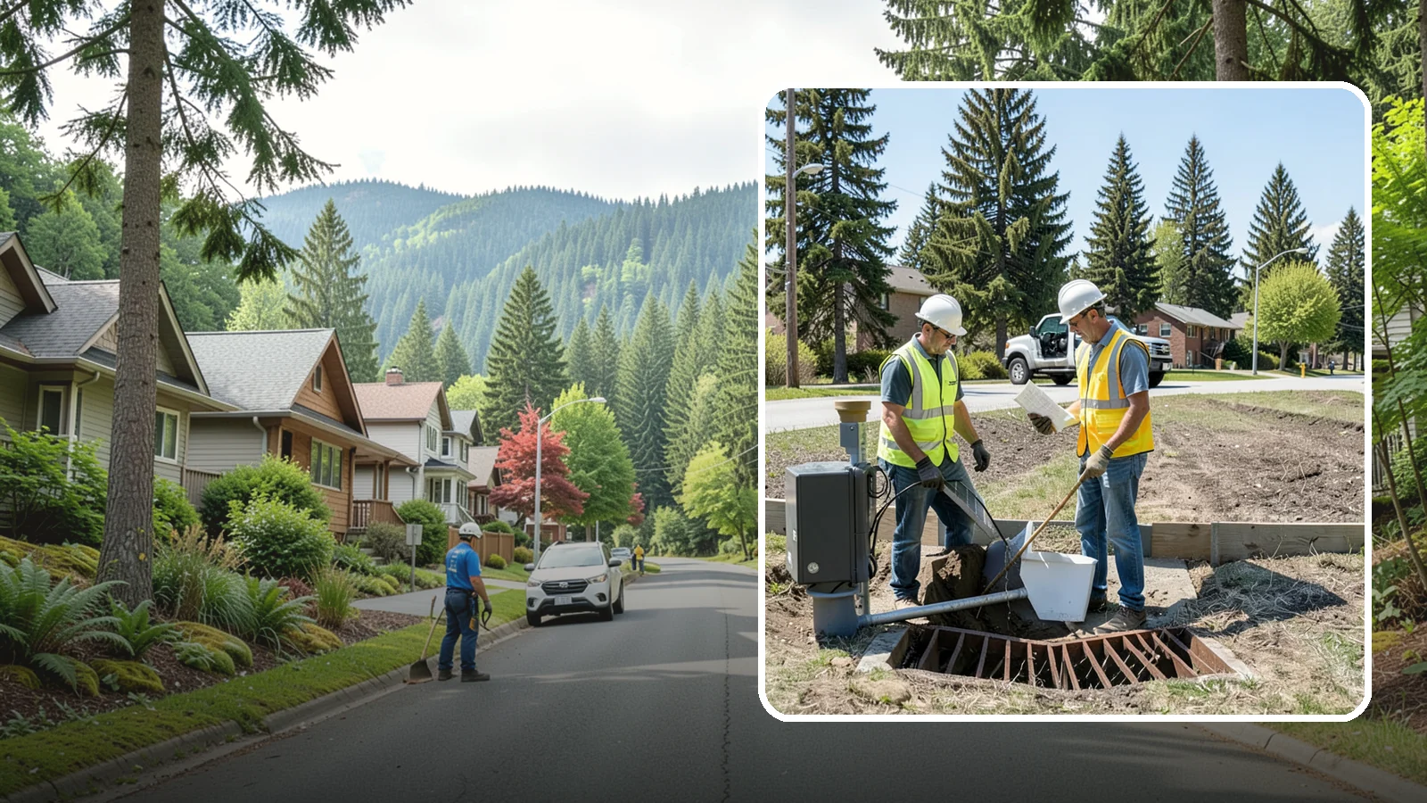 Stormwater Facility Inspection in Darrington, Snohomish County, WA - Program-level inspection of stormwater facilities against maintenance standards and permit thresholds.