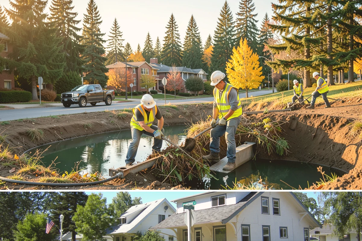 Stormwater Facility Inspection in DuPont, Pierce County, WA - Inspections run throughout the year, with pre-wet-season rounds in late summer prioritized to catch deficiencies before heavy...