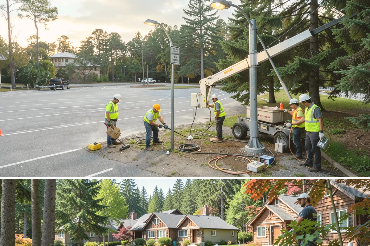 Stormwater Facility Inspection in Edgewood, Pierce County, WA - Inspections run throughout the year, with pre-wet-season rounds in late summer prioritized to catch deficiencies before heavy...