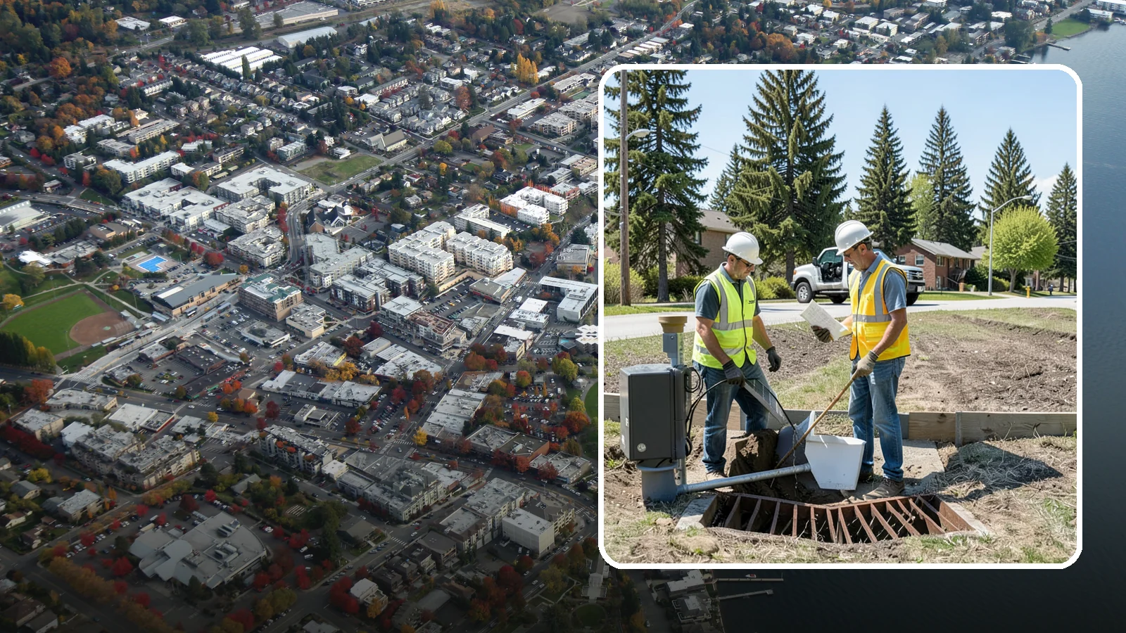 Stormwater Facility Inspection in Kirkland, King County, WA - Program-level inspection of stormwater facilities against maintenance standards and permit thresholds.