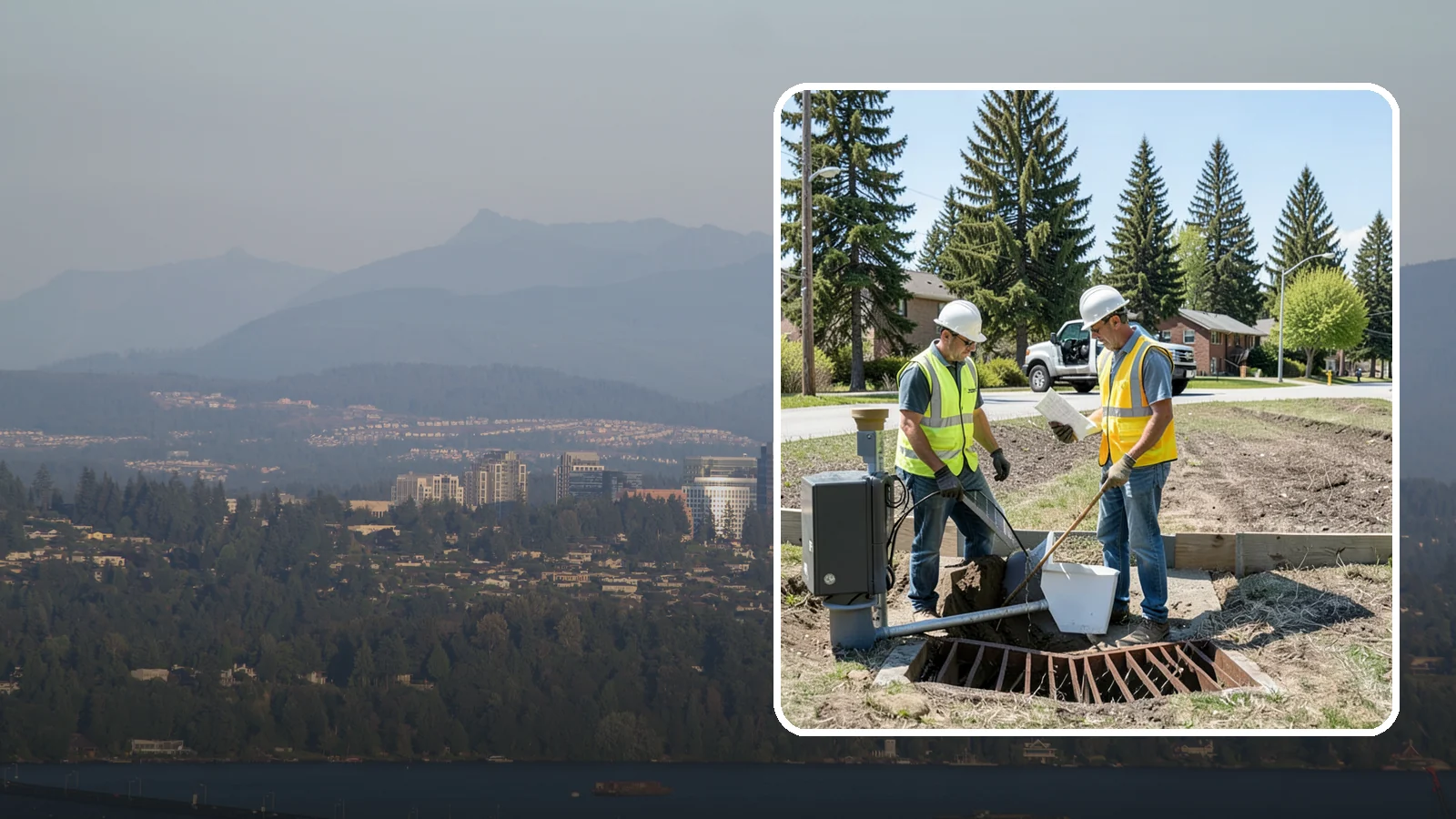 Stormwater Facility Inspection in Medina, King County, WA - Program-level inspection of stormwater facilities against maintenance standards and permit thresholds.