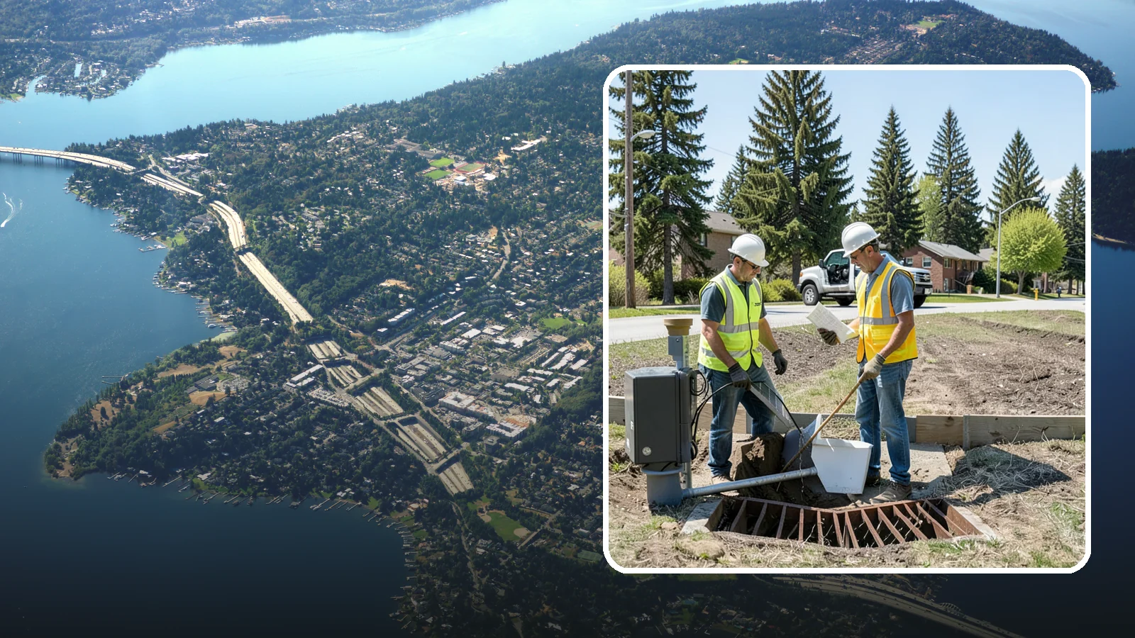 Stormwater Facility Inspection in Mercer Island, King County, WA - Program-level inspection of stormwater facilities against maintenance standards and permit thresholds.
