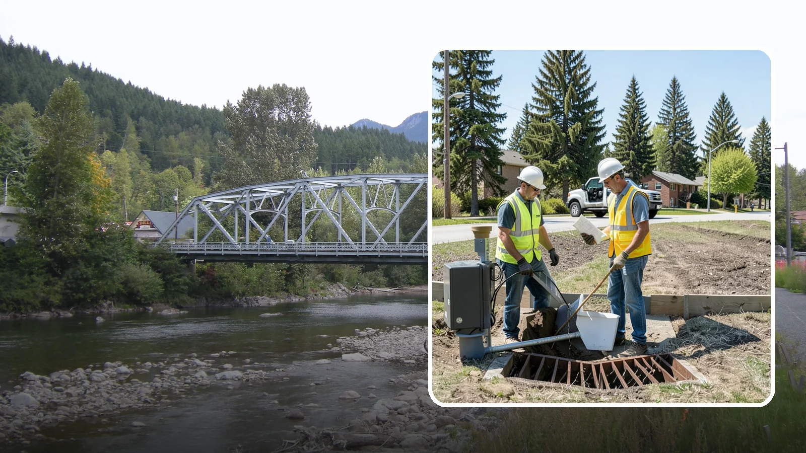 Stormwater Facility Inspection in Skykomish, King County, WA - Program-level inspection of stormwater facilities against maintenance standards and permit thresholds.