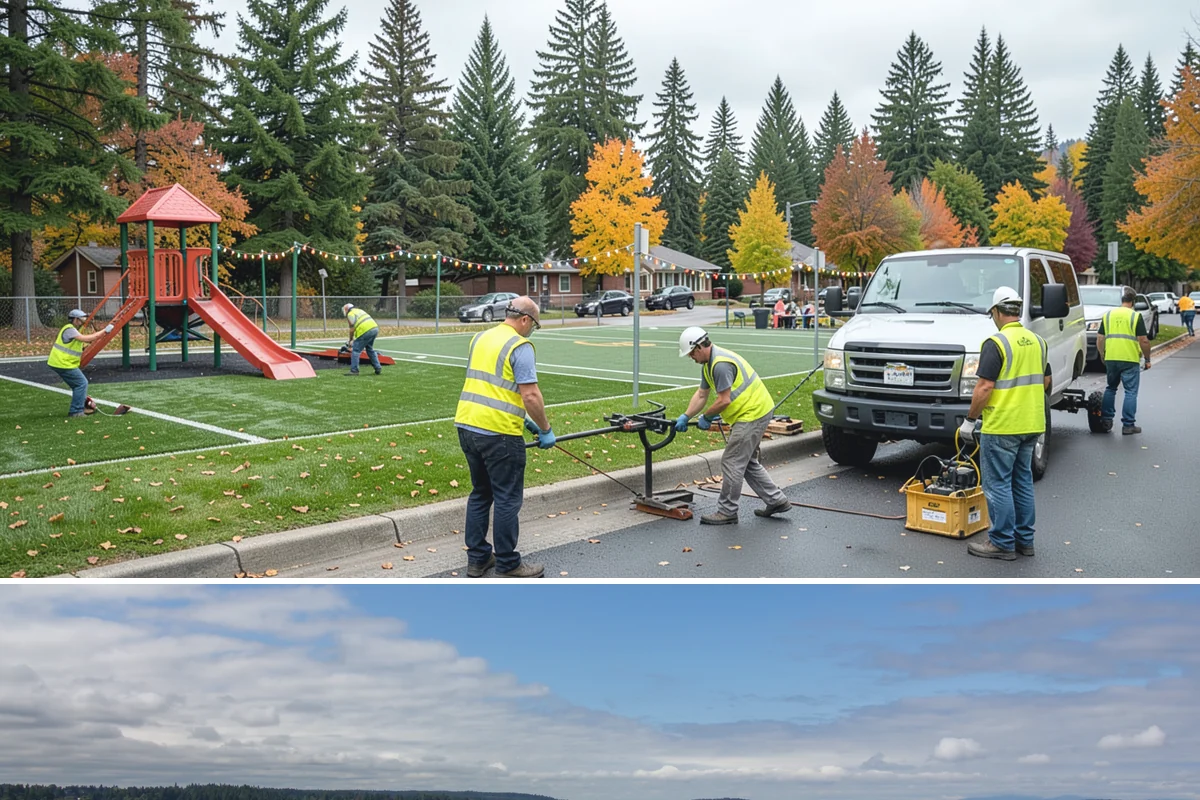 Stormwater Facility Inspection in University Place, Pierce County, WA - Inspections run throughout the year, with pre-wet-season rounds in late summer prioritized to catch deficiencies before heavy...