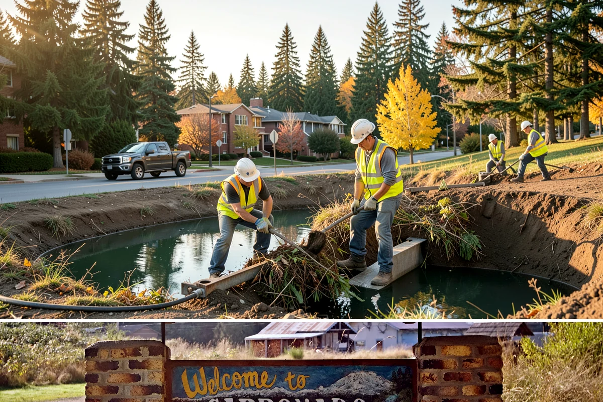 Stormwater Management in Carbonado, Pierce County, WA - Stormwater services run year-round, intensifying with pre-season facility readiness in early fall and responsive maintenance...