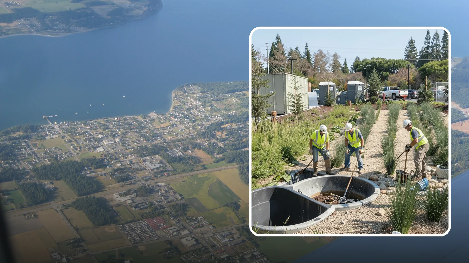 Stormwater Management in Coupeville, Island County, WA - Comprehensive stormwater management services that support NPDES compliance and system reliability for municipal programs.