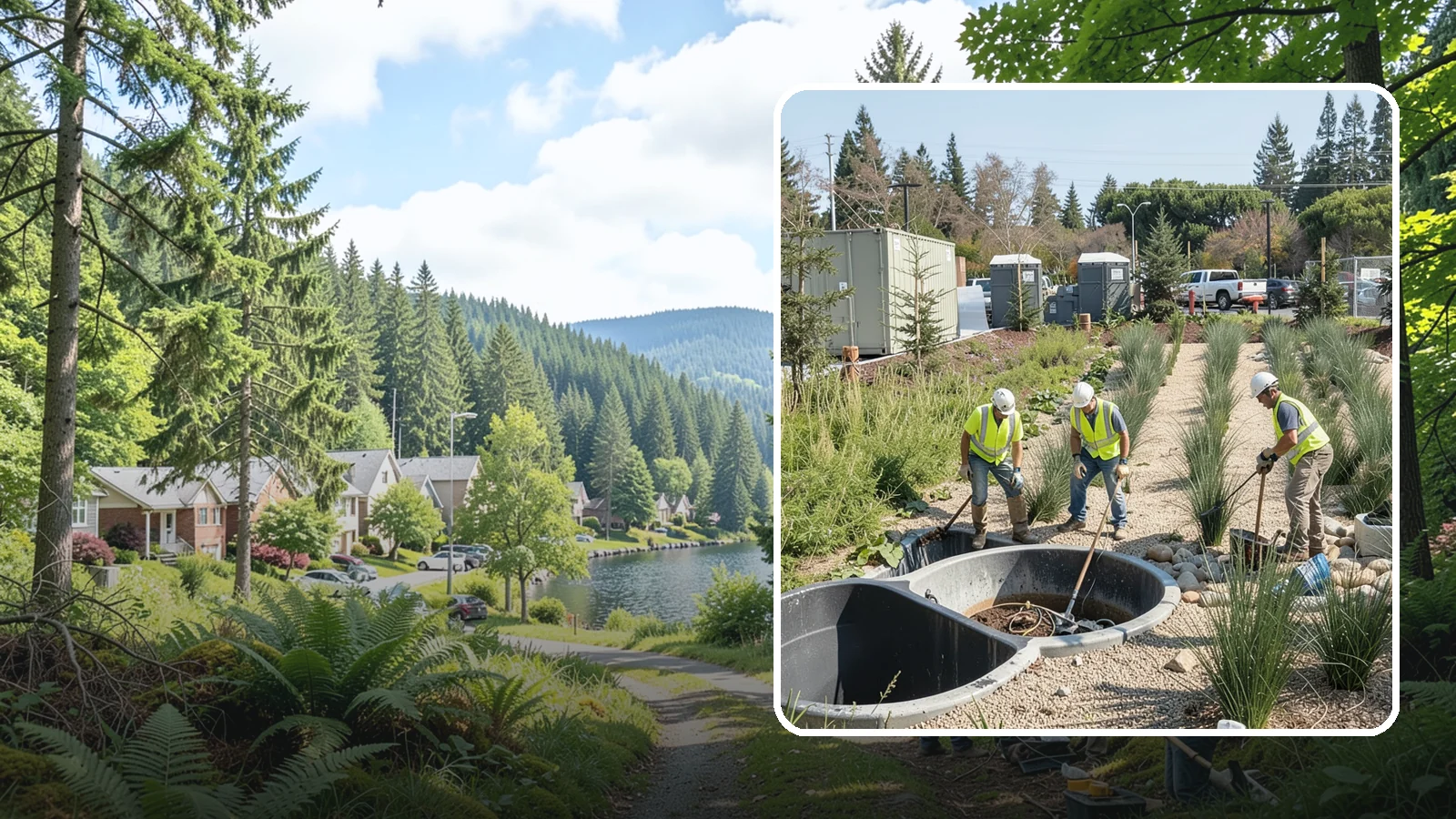 Stormwater Management in Lake Forest Park, King County, WA - Comprehensive stormwater management services that support NPDES compliance and system reliability for municipal programs.