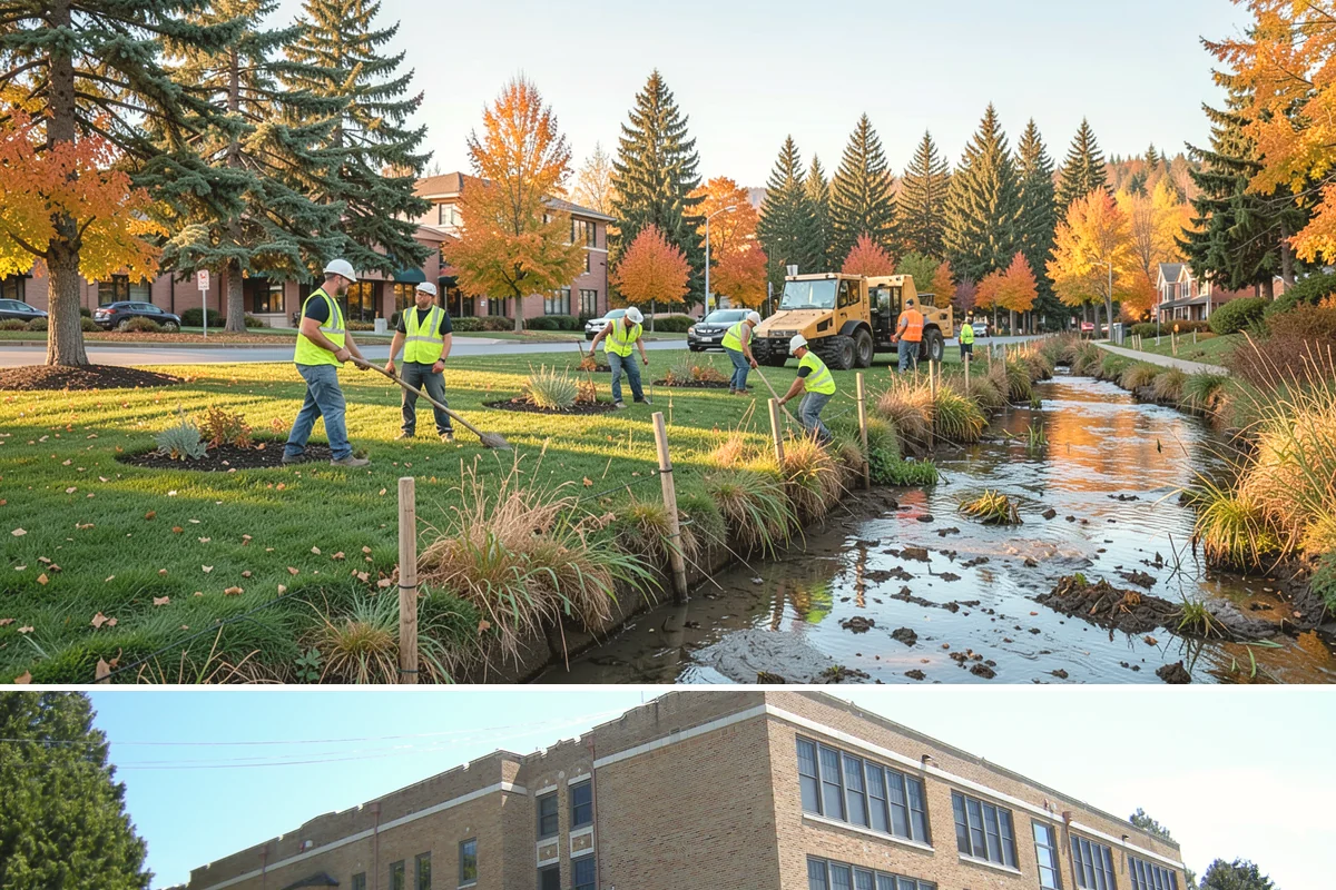 Stormwater Management in Maple Valley, King County, WA - Stormwater services run year-round, intensifying with pre-season facility readiness in early fall and responsive maintenance...