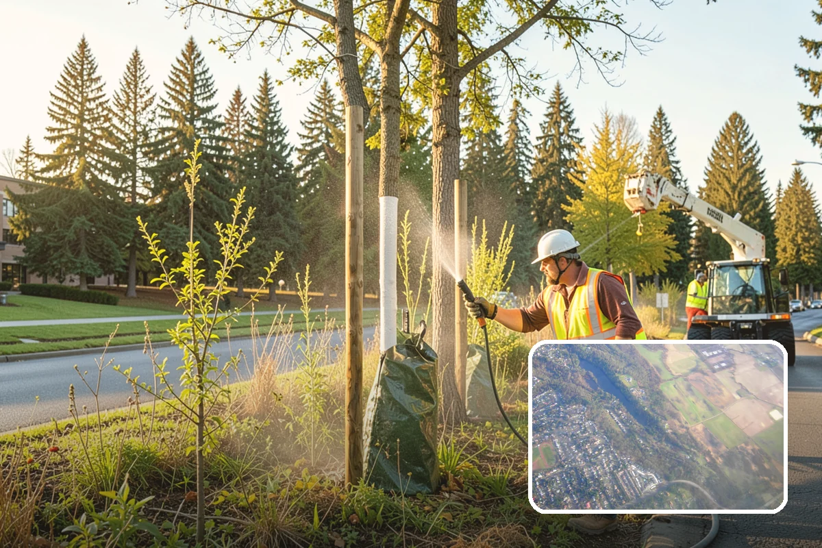 Stream Bank Restoration in Algona, King County, WA - Bioengineered stabilization that supports habitat recovery