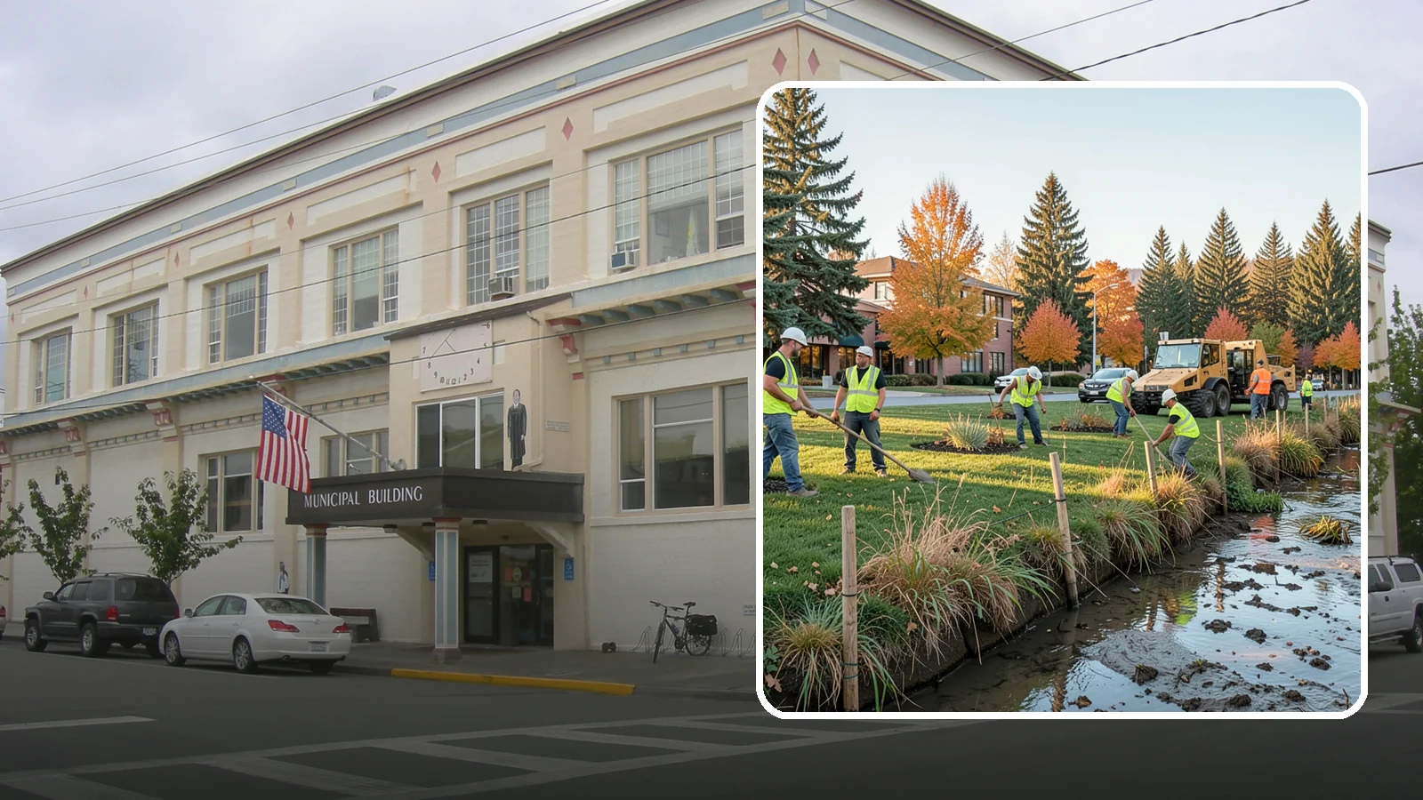 Stream Bank Restoration in Anacortes, Skagit County, WA - Stabilization and revegetation of eroding stream banks using bioengineering methods.