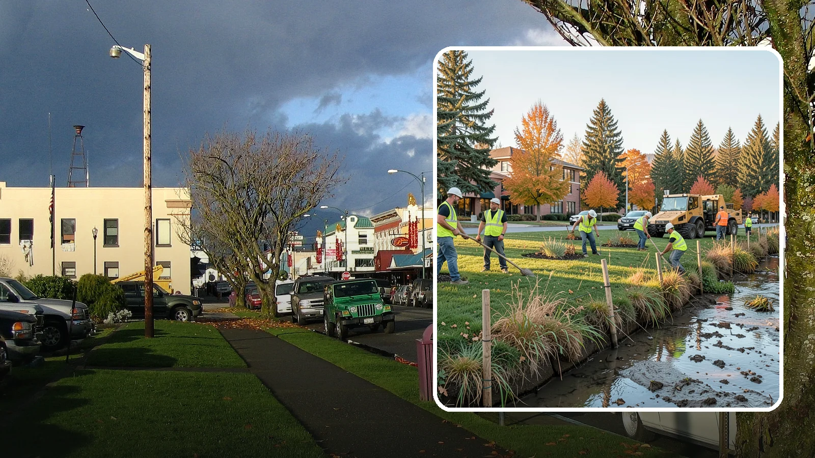 Stream Bank Restoration in Arlington, Snohomish County, WA - Stabilization and revegetation of eroding stream banks using bioengineering methods.