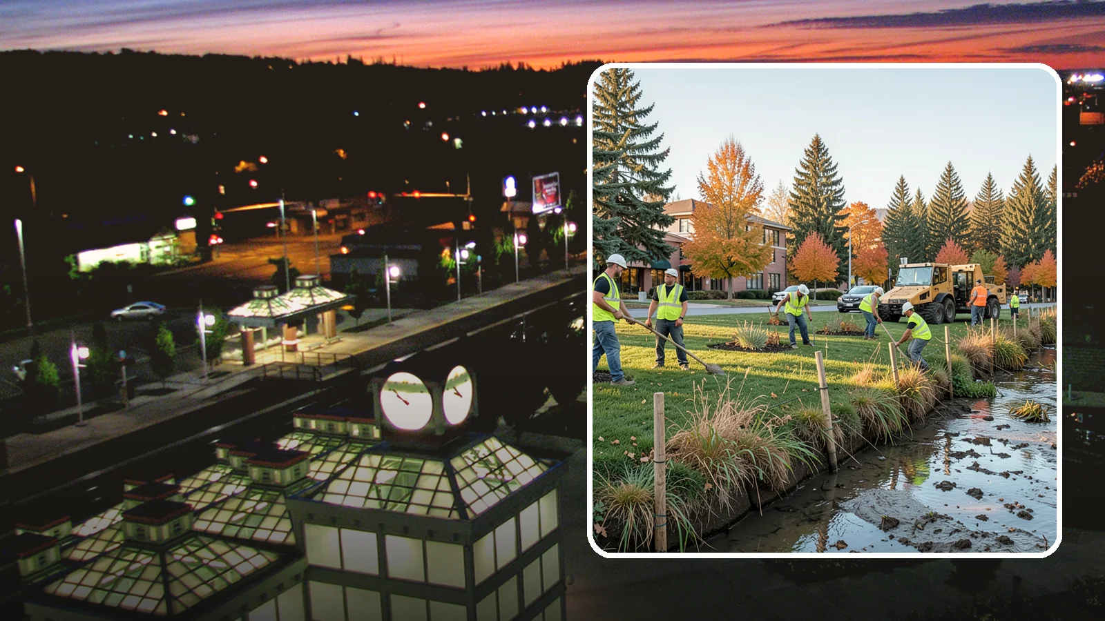 Stream Bank Restoration in Auburn, King County, WA - Stabilization and revegetation of eroding stream banks using bioengineering methods.