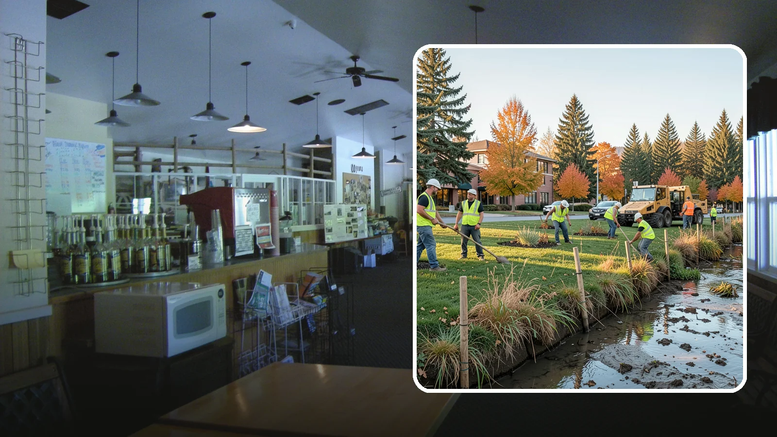 Stream Bank Restoration in Black Diamond, King County, WA - Stabilization and revegetation of eroding stream banks using bioengineering methods.