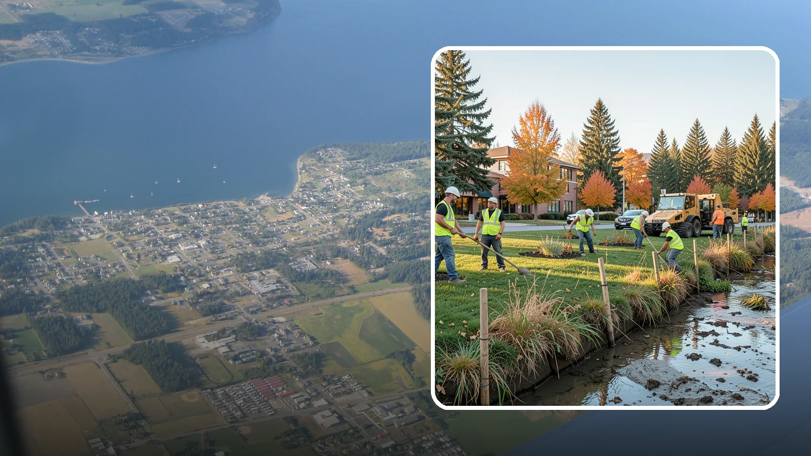 Stream Bank Restoration in Coupeville, Island County, WA - Stabilization and revegetation of eroding stream banks using bioengineering methods.