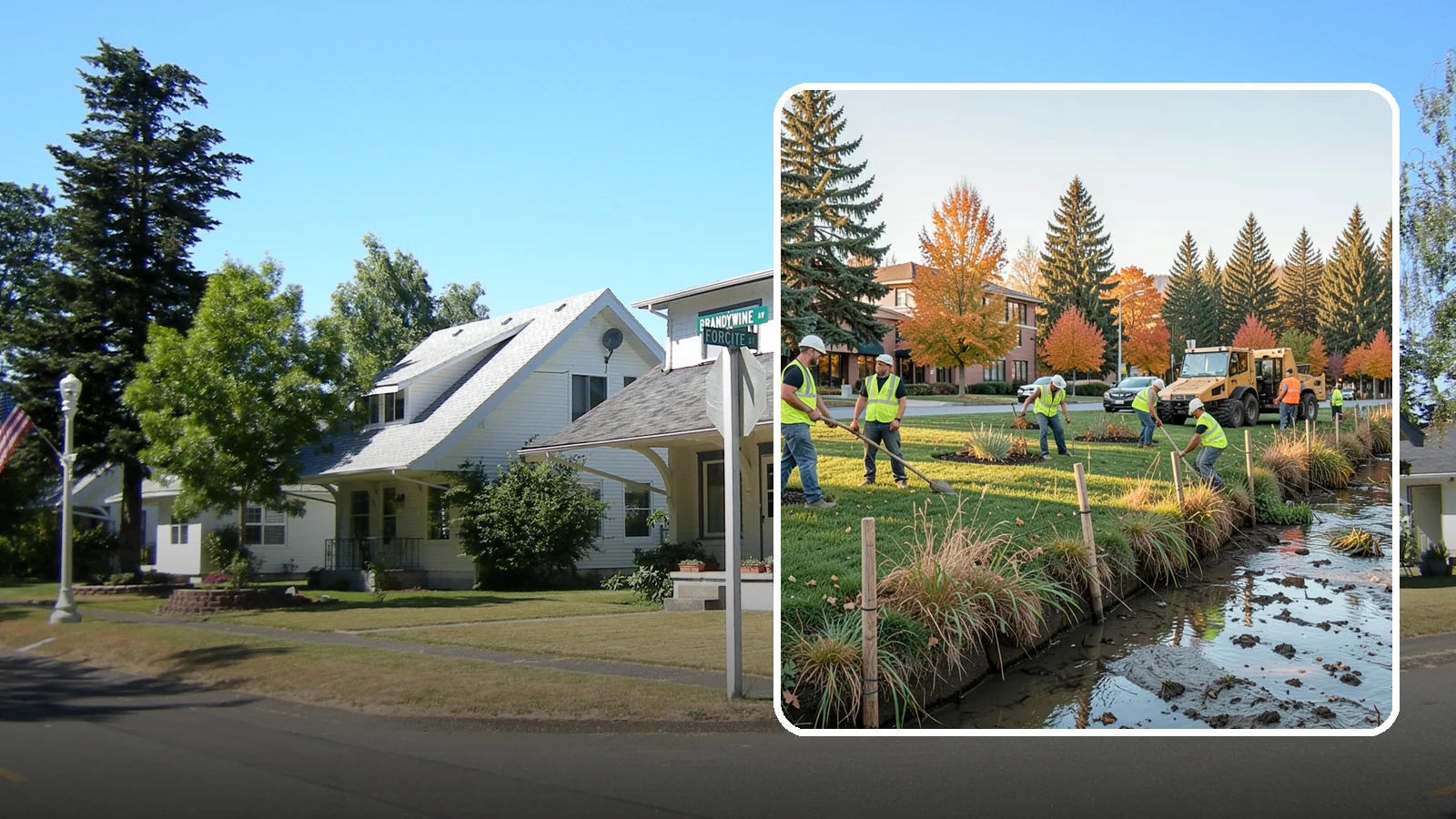 Stream Bank Restoration in DuPont, Pierce County, WA - Stabilization and revegetation of eroding stream banks using bioengineering methods.
