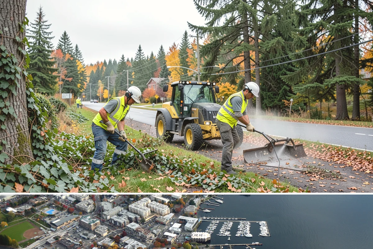 Stream Bank Restoration in Kirkland, King County, WA - In-water and bank work is confined to the WDFW fish window, typically summer, when flows are low and salmon impacts are minimized.