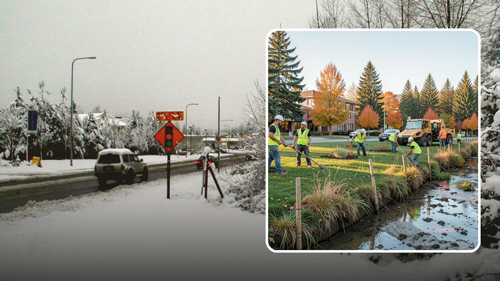 Stream Bank Restoration in Newcastle, King County, WA - Stabilization and revegetation of eroding stream banks using bioengineering methods.