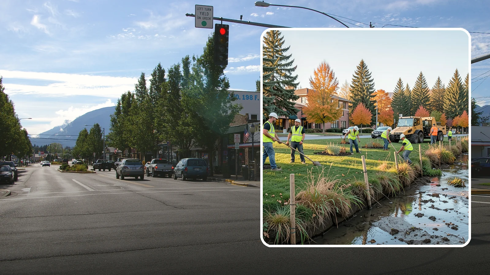 Stream Bank Restoration in North Bend, King County, WA - Stabilization and revegetation of eroding stream banks using bioengineering methods.