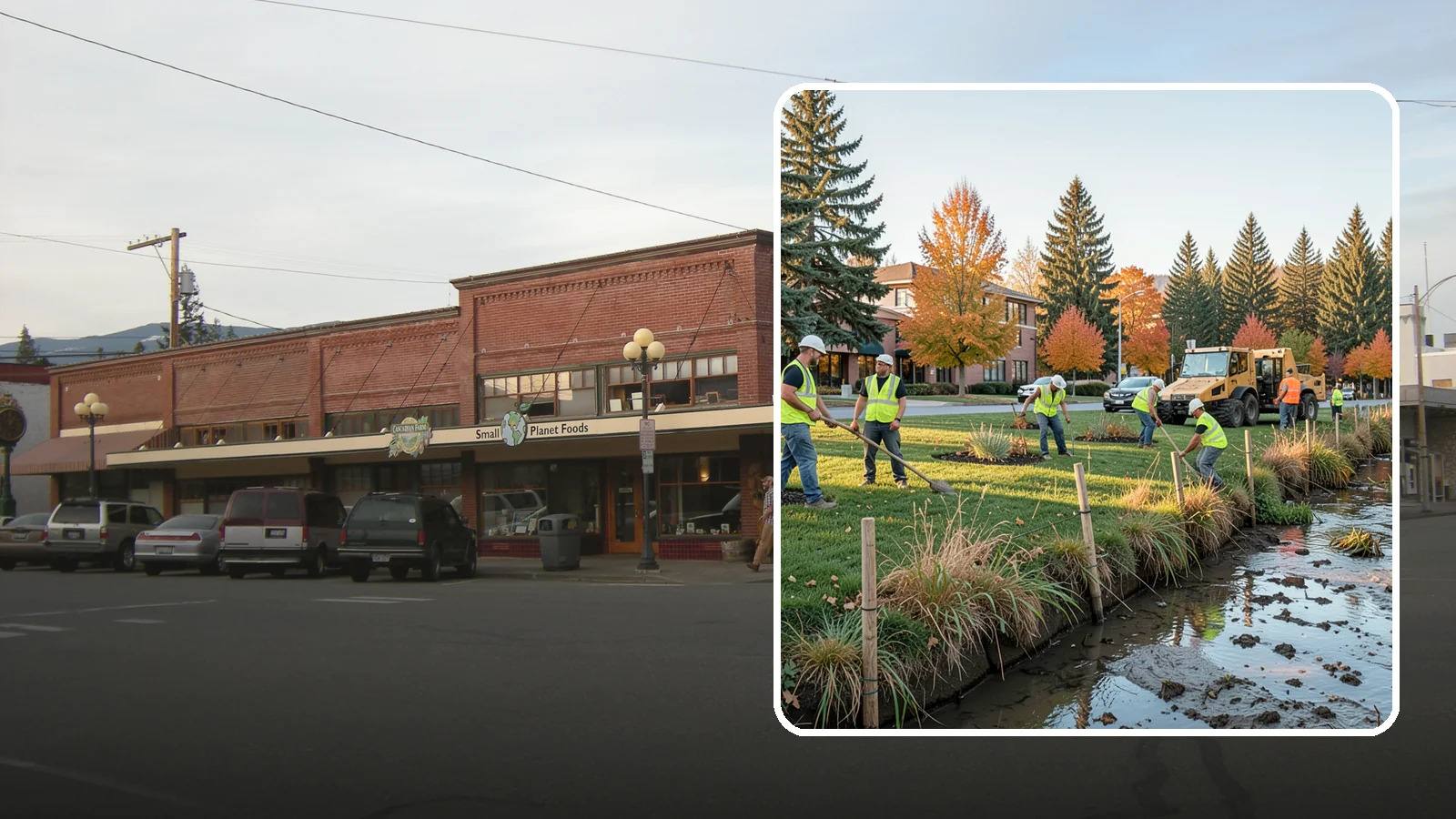 Stream Bank Restoration in Sedro-Woolley, Skagit County, WA - Stabilization and revegetation of eroding stream banks using bioengineering methods.