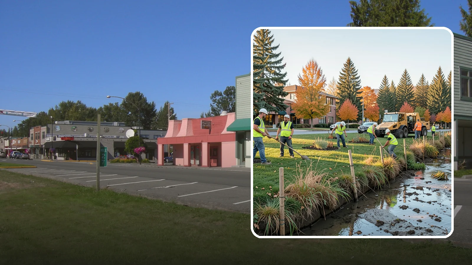 Stream Bank Restoration in Snoqualmie, King County, WA - Stabilization and revegetation of eroding stream banks using bioengineering methods.