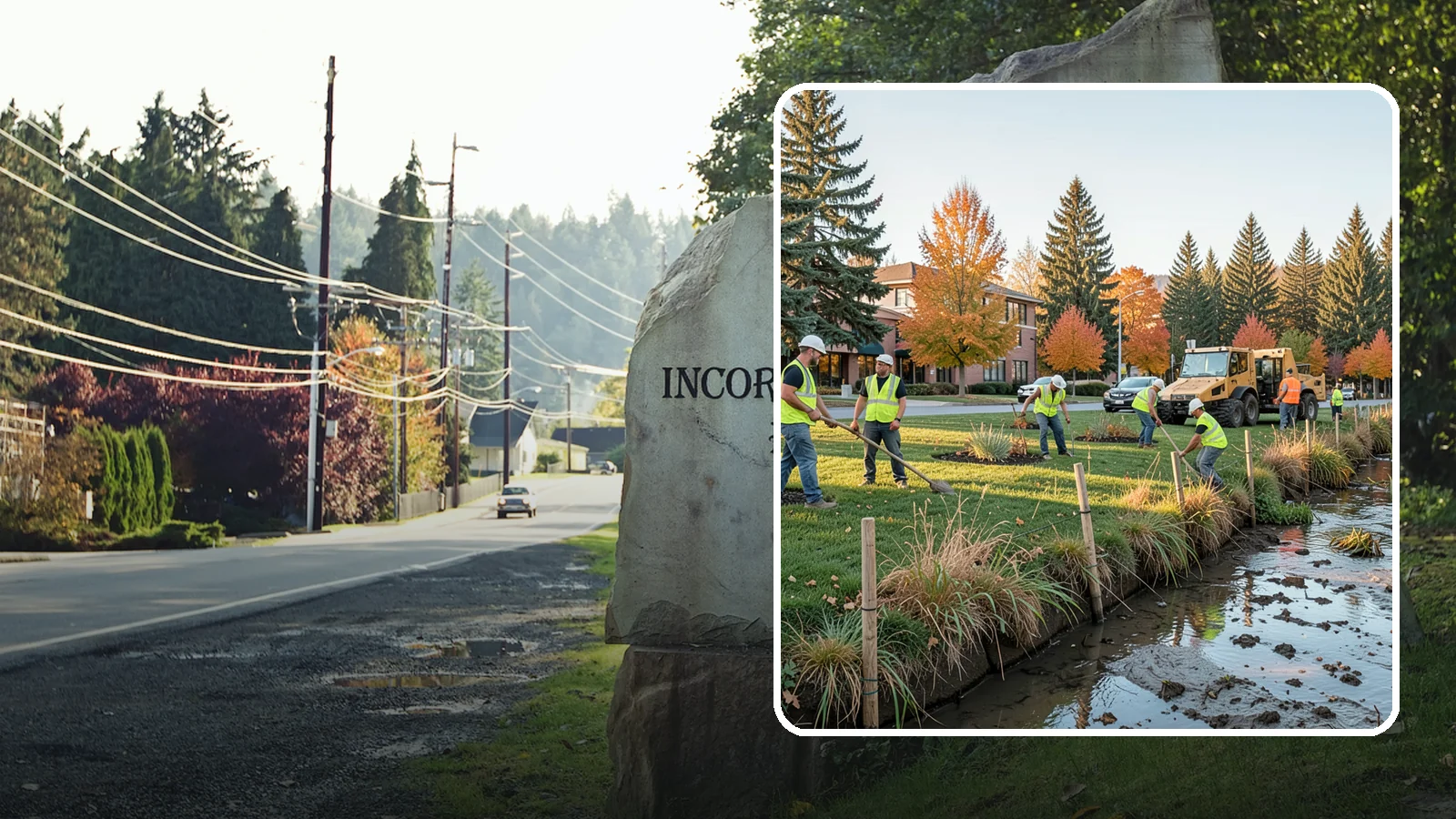 Stream Bank Restoration in Wilkeson, Pierce County, WA - Stabilization and revegetation of eroding stream banks using bioengineering methods.